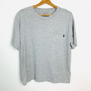 THE NORTH FACE Gray Short Sleeve Cotton T-Shirt